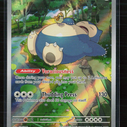 Pokemon Scarlet & Violet Snorlax FA #SVP EN 051