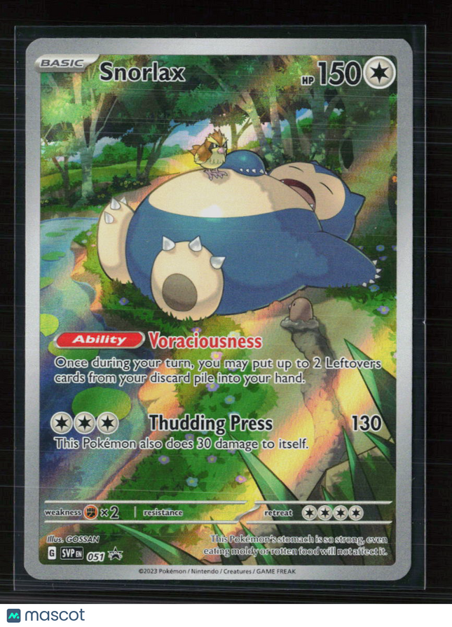 Pokemon Scarlet & Violet Snorlax FA #SVP EN 051