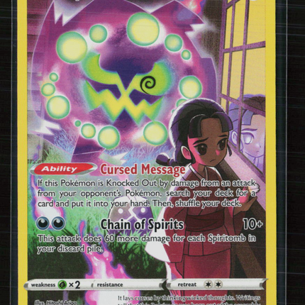 Pokemon 2022 Lost Origin Spiritomb CHR #TG09/TG30