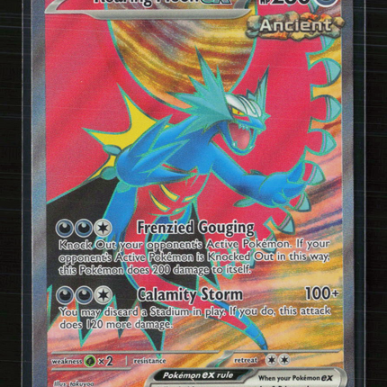 Pokemon 2023 Paradox Rift Roaring Moon EX FA SAR #229/182