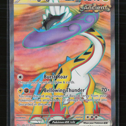 Pokemon 2024 Temporal Forces Raging Bolt EX FA #196/162