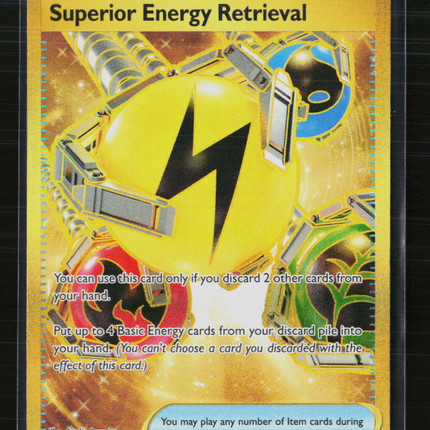 Pokemon 2023 Paldea Evolved Superior Energy Retrieval UR HR #277/193
