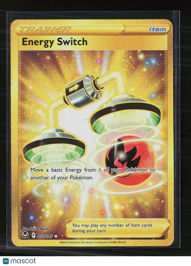 Pokemon 2022 Silver Tempest Energy Switch SR UR #212/195