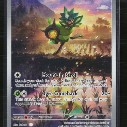 Pokemon Scarlet & Violet Teal Mask Ogerpon FA #SVP EN 123