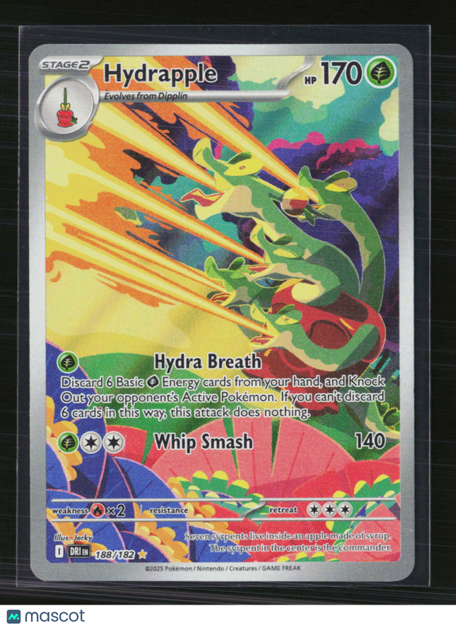 Pokemon 2025 Destined Rivals Hydrapple #188/182