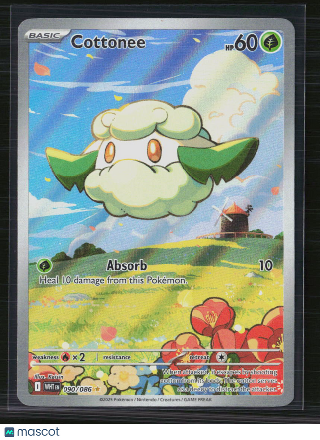 Pokemon 2025 White Flare Cottonee #90/86