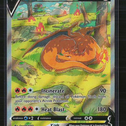 Pokemon Sword & Shield Charizard V FA #SWSH260