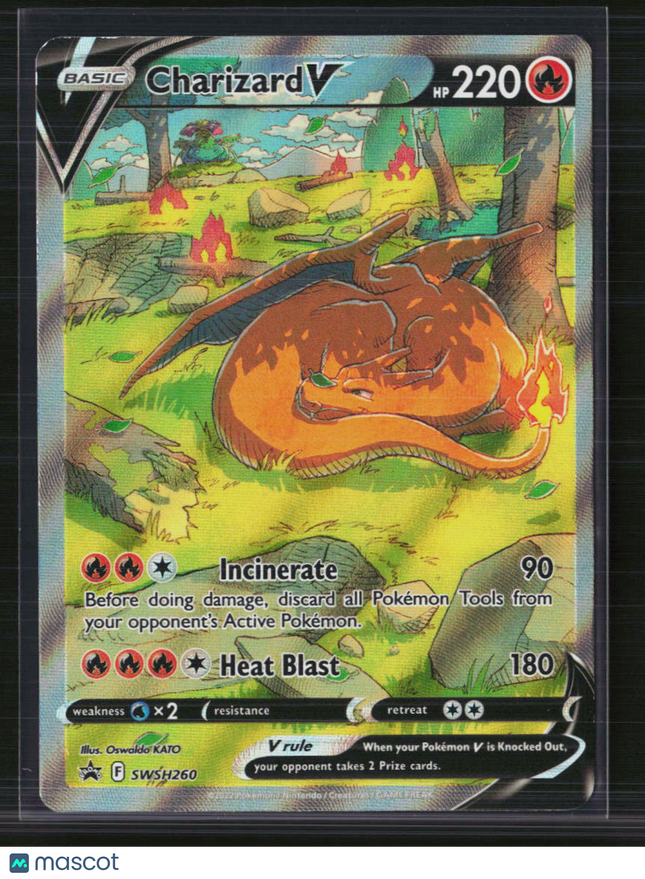 Pokemon Sword & Shield Promos Charizard V FA #SWSH260