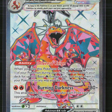 Pokemon 2023 Obsidian Flames Charizard EX SAR #215/197