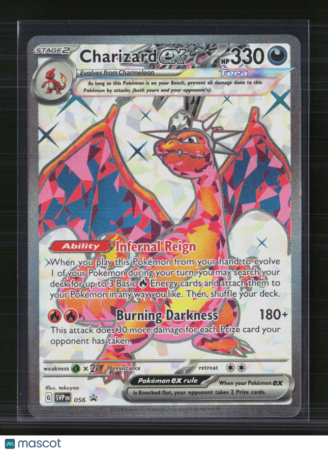 Pokemon Scarlet & Violet Charizard EX FA #SVP EN 056