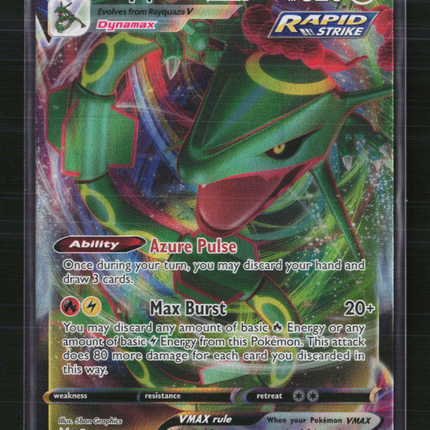Pokemon 2023 Crown Zenith Rayquaza VMAX #102/159