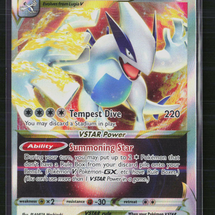 Pokemon 2022 Silver Tempest Lugia VSTAR #139/195