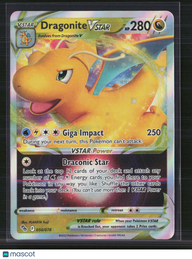 Pokemon 2022 GO Dragonite VSTAR #50/78