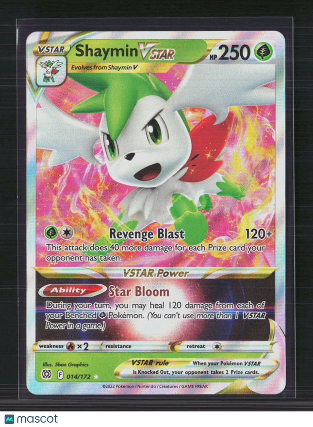 Pokemon 2022 Brilliant Stars Shaymin VSTAR #14/172