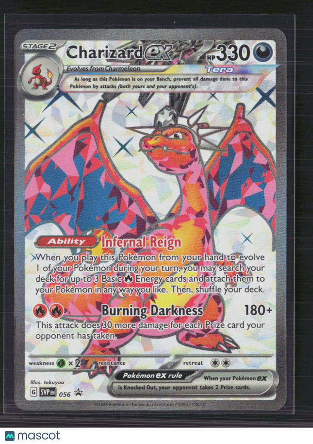 Pokemon Scarlet & Violet Charizard EX FA #SVP EN 056