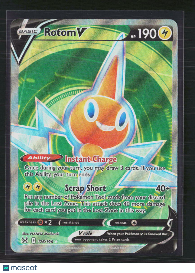 Pokemon 2022 Lost Origin Rotom V #176/196