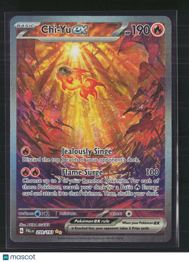 Pokemon 2023 Paldea Evolved Chi-Yu EX SAR #259/193