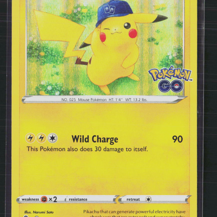 Pokemon 2022 GO Pikachu #28/78