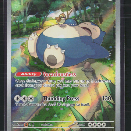 Pokemon Scarlet & Violet Snorlax FA #SVP EN 051
