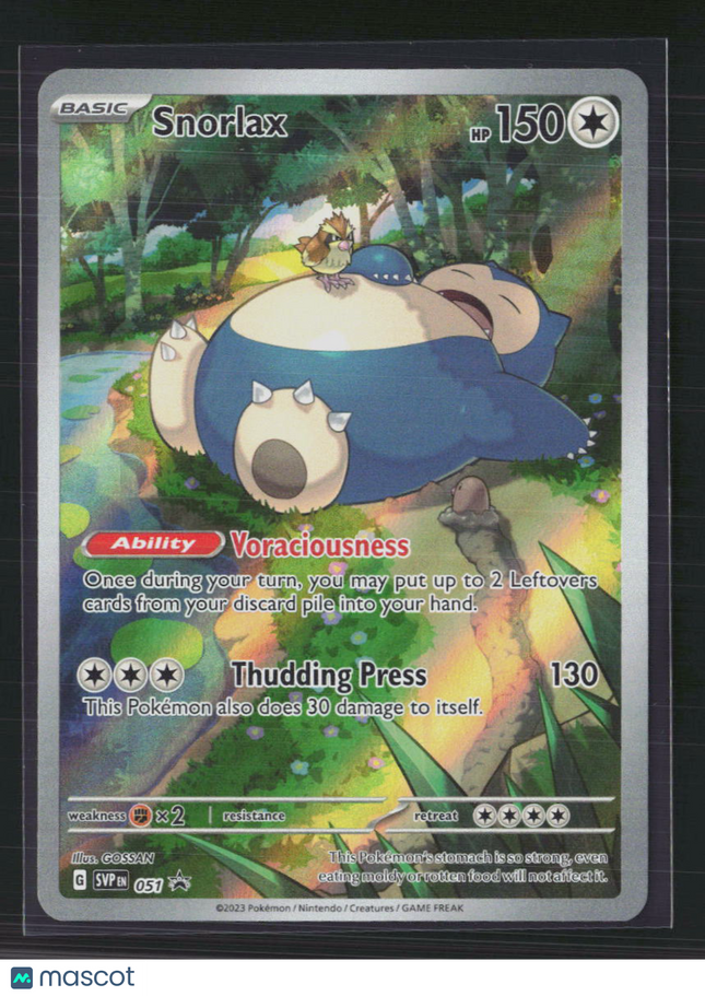 Pokemon Scarlet & Violet Snorlax FA #SVP EN 051