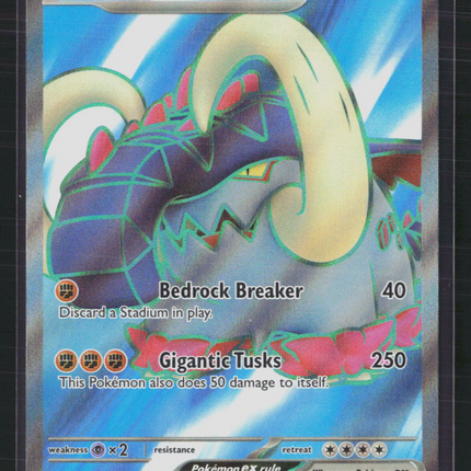 Pokemon 2023 Scarlet & Violet Great Tusk EX UR FA #230/198