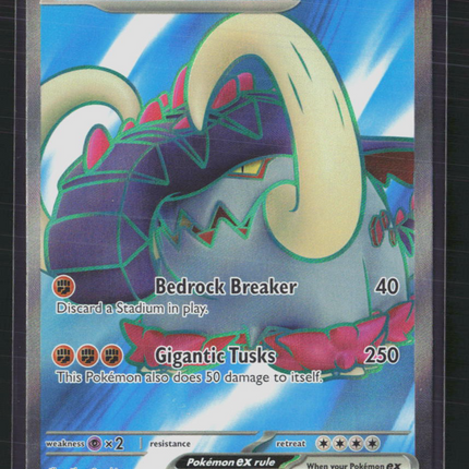 Pokemon 2023 Scarlet & Violet Great Tusk EX FA #230/198