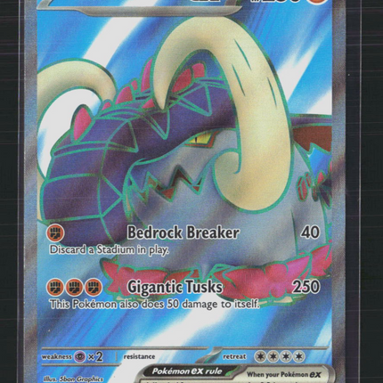 Pokemon 2023 Scarlet & Violet Great Tusk EX FA #230/198