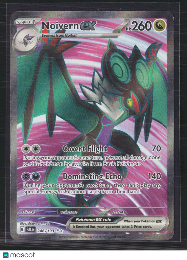 Pokemon 2023 Paldea Evolved Noivern EX FA #246/193