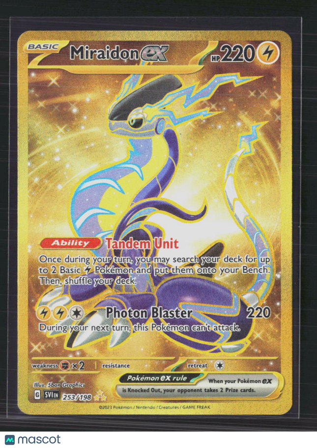 Pokemon 2023 Scarlet & Violet Miraidon EX UR #253/198