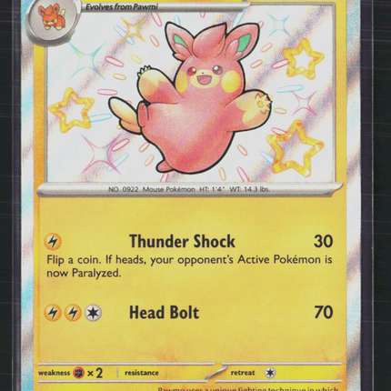 Pokemon 2024 Paldean Fates Pawmo #143/91