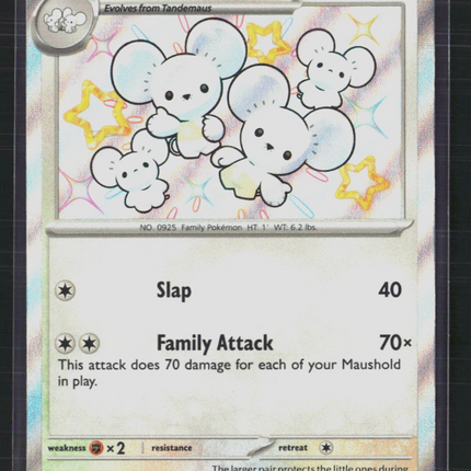 Pokemon 2024 Paldean Fates Maushold #210/91