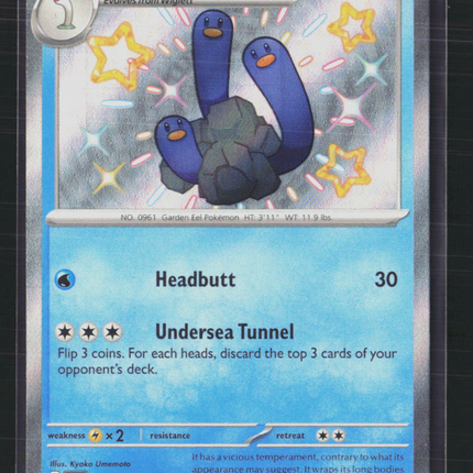 Pokemon 2024 Paldean Fates Wugtrio #122/91