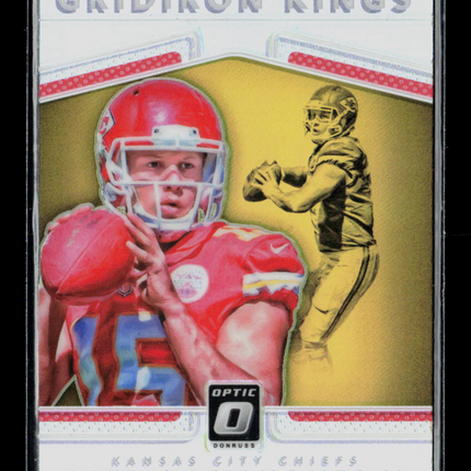 2017 Panini Donruss Optic Rookie Gridiron Kings Patrick Mahomes II #2 Holo