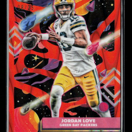 2025 Topps Chrome Cosmic Jordan Love #35 Orange 08/25