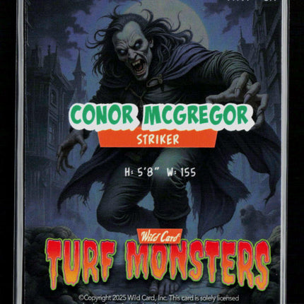 2025 Wild Card Turf Monsters Conor McGregor #TMVP-CM 1/1