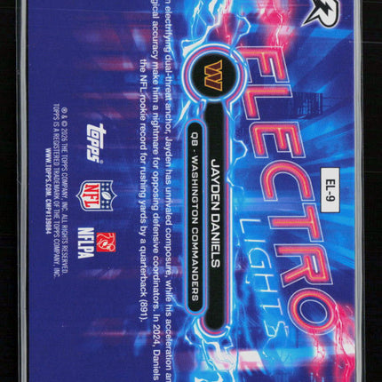 2026 Topps Resurgence Electro Lights Jayden Daniels #EL-9