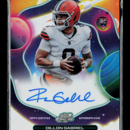 2025 Topps Cosmic Chrome Football Dillon Gabriel #FFS-DG 07/99 Auto