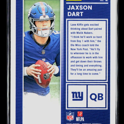 2025 Donruss Football The Rookies Jaxson Dart #2