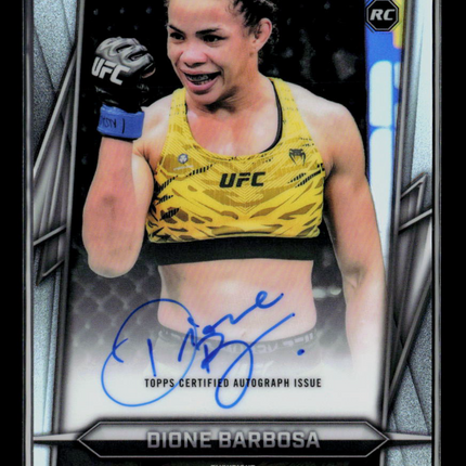 2026 Topps Chrome UFC Dione Barbosa #BAV-DB Refractor RC Auto
