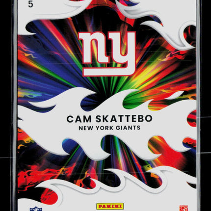 2025 Donruss Optic Light It Up Cam Skattebo #5 RC