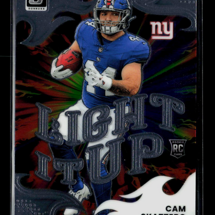 2025 Donruss Optic Light It Up Cam Skattebo #5 RC