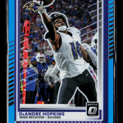 2025 Panini Donruss Optic DeAndre Hopkins #165 Light Blue 010/399