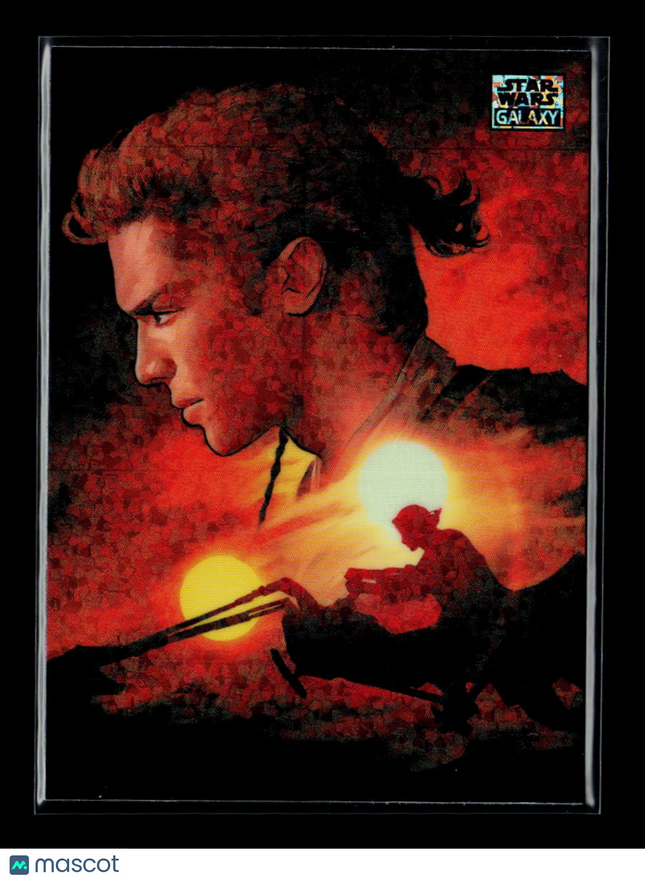 2026 Topps Star Wars Galaxy #3 Anakin Skywalker's Sunset Mini Diamond