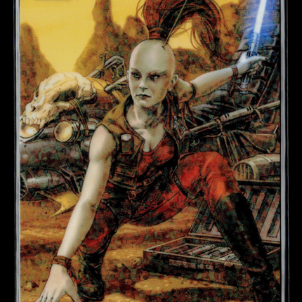 2026 Topps Star Wars Galaxy Aurra Sing Mini Diamond #91