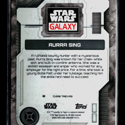 2026 Topps Star Wars Galaxy Aurra Sing Mini Diamond #91