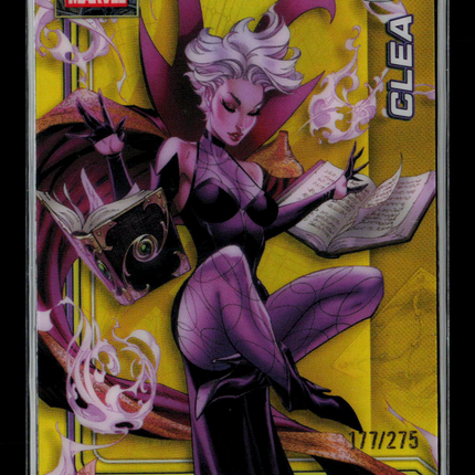 2026 Topps Chrome Marvel Clea Yellow REFRACTOR 177/275 #107