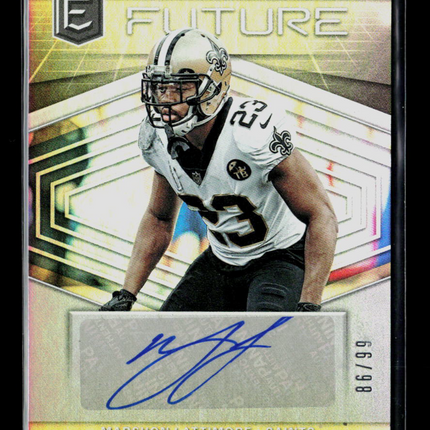 2019 Donruss Elite Back to the Future Marshon Lattimore #BFS-ML 86/99 Auto