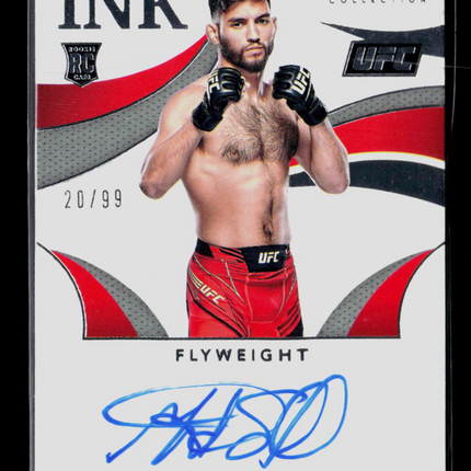 2021 Panini Immaculate Collection UFC Ink Matt Schnell #II-MSH RC 20/99 Auto