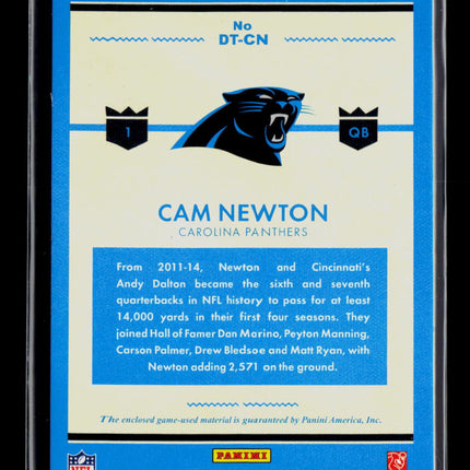 2015 Donruss Threads Cam Newton #DT-CN Jersey Patch 07/25