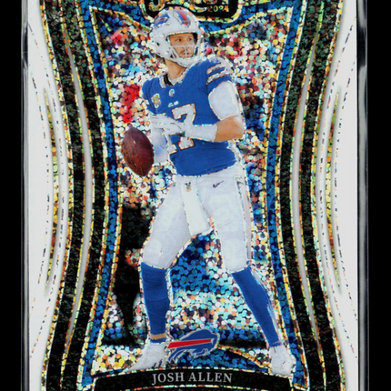 2025 Panini Select Josh Allen #387 White Sparkle